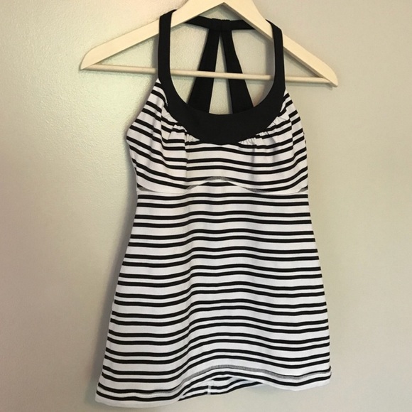 LULULEMON stripe scoop me up tank II - Picture 3 of 5